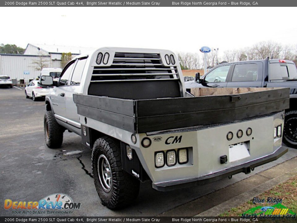 2006 Dodge Ram 2500 SLT Quad Cab 4x4 Bright Silver Metallic / Medium Slate Gray Photo #5