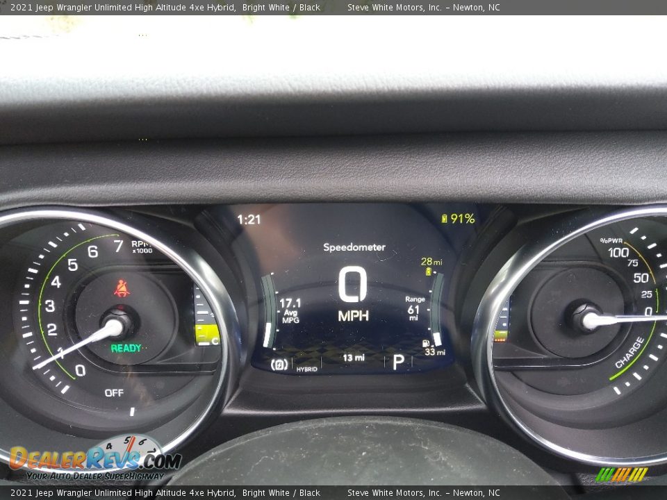 2021 Jeep Wrangler Unlimited High Altitude 4xe Hybrid Gauges Photo #26