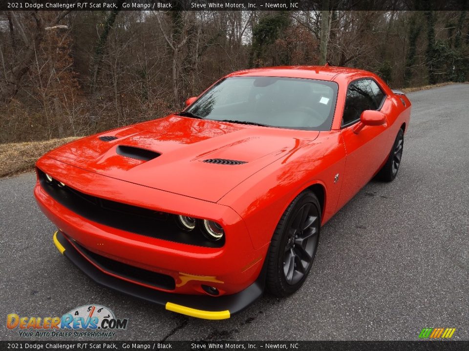 2021 Dodge Challenger R/T Scat Pack Go Mango / Black Photo #2