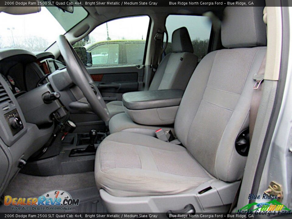 2006 Dodge Ram 2500 SLT Quad Cab 4x4 Bright Silver Metallic / Medium Slate Gray Photo #8