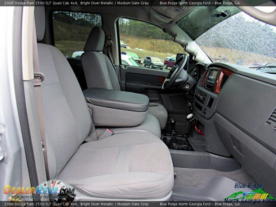 2006 Dodge Ram 2500 SLT Quad Cab 4x4 Bright Silver Metallic / Medium Slate Gray Photo #9