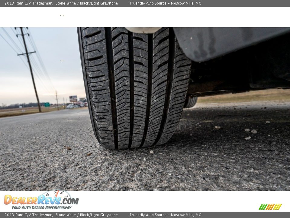 2013 Ram C/V Tradesman Stone White / Black/Light Graystone Photo #11