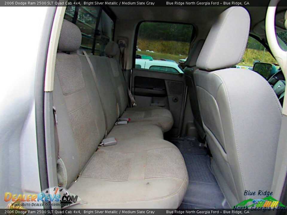 2006 Dodge Ram 2500 SLT Quad Cab 4x4 Bright Silver Metallic / Medium Slate Gray Photo #10