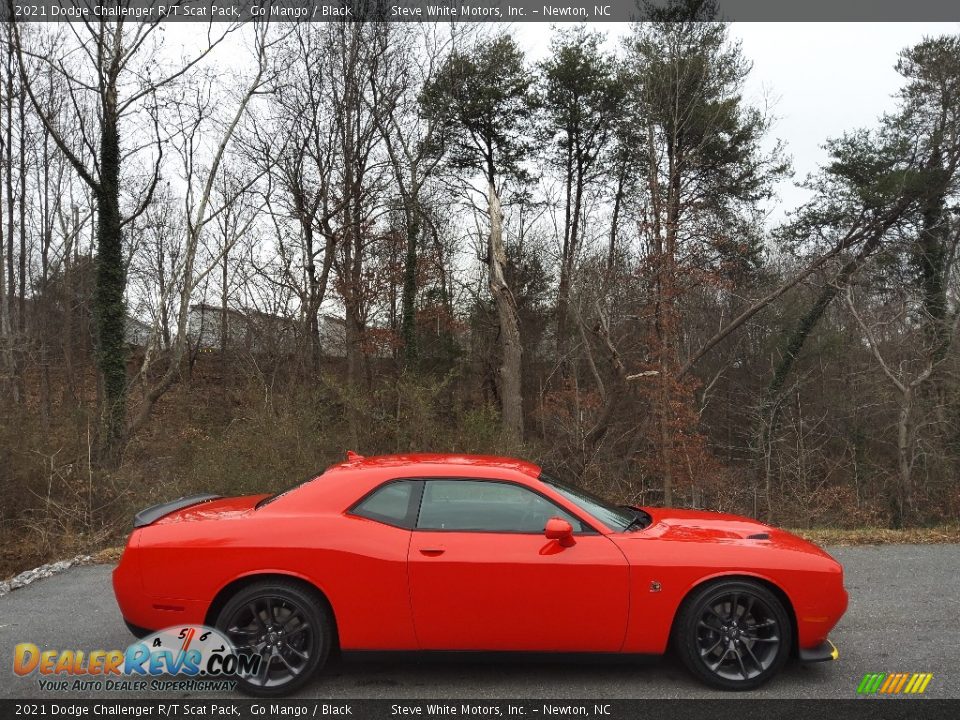 2021 Dodge Challenger R/T Scat Pack Go Mango / Black Photo #5