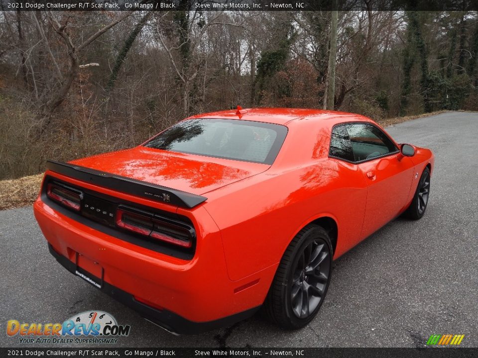 2021 Dodge Challenger R/T Scat Pack Go Mango / Black Photo #6