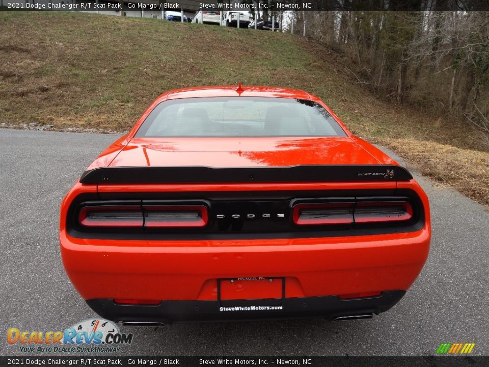 2021 Dodge Challenger R/T Scat Pack Go Mango / Black Photo #7