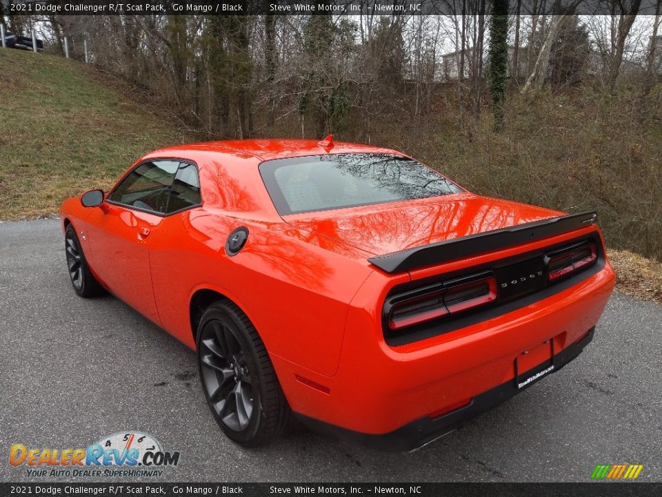 2021 Dodge Challenger R/T Scat Pack Go Mango / Black Photo #8