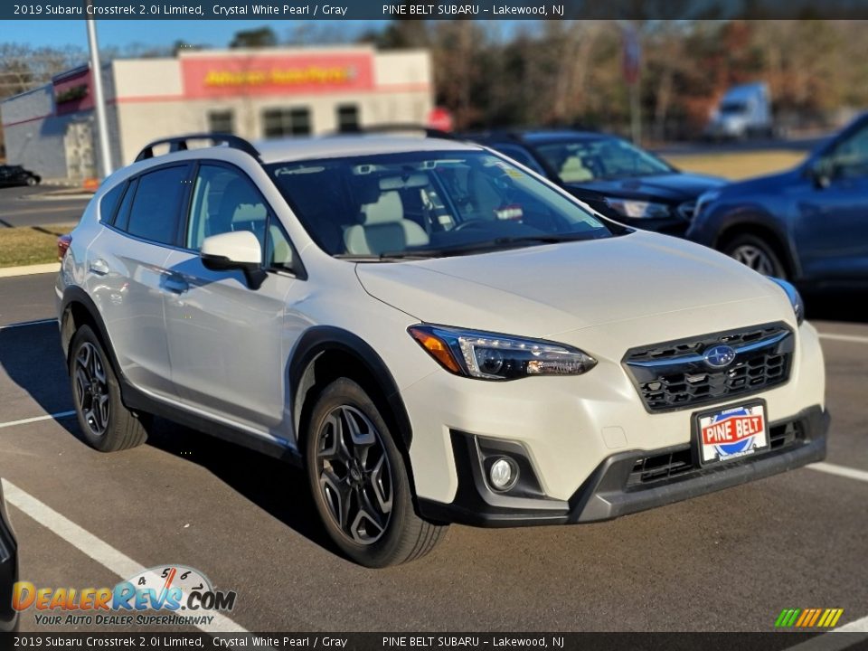 2019 Subaru Crosstrek 2.0i Limited Crystal White Pearl / Gray Photo #2