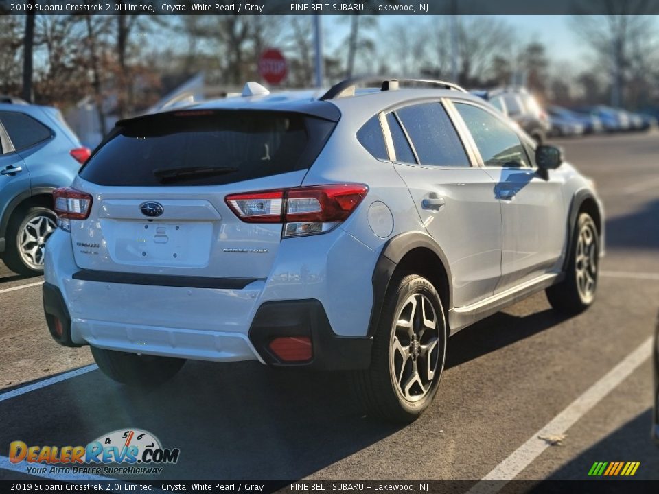 2019 Subaru Crosstrek 2.0i Limited Crystal White Pearl / Gray Photo #3