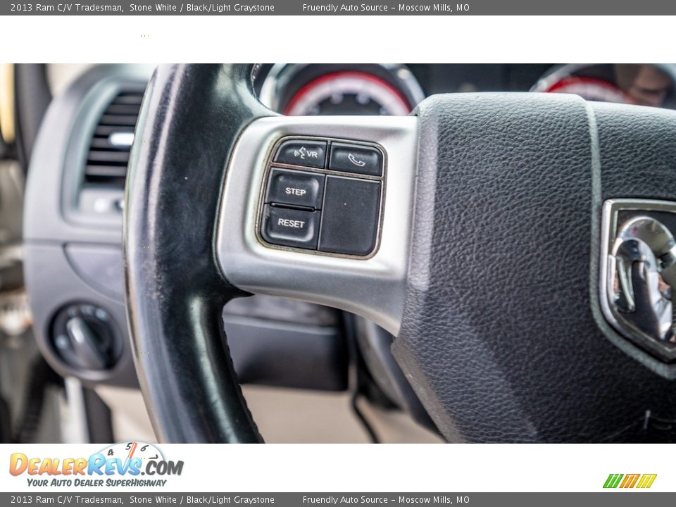 2013 Ram C/V Tradesman Stone White / Black/Light Graystone Photo #28