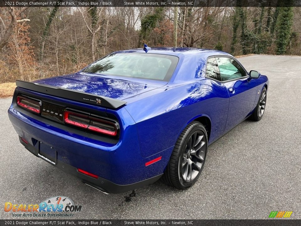2021 Dodge Challenger R/T Scat Pack Indigo Blue / Black Photo #6