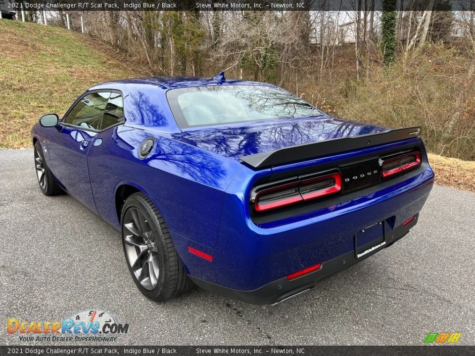 2021 Dodge Challenger R/T Scat Pack Indigo Blue / Black Photo #7