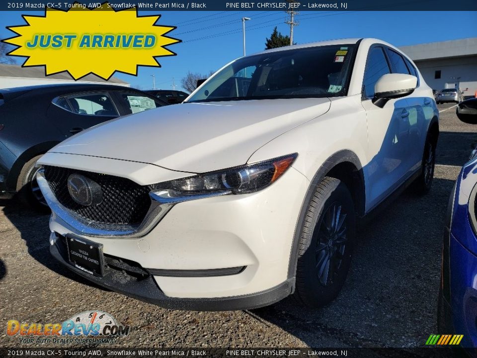 2019 Mazda CX-5 Touring AWD Snowflake White Pearl Mica / Black Photo #1