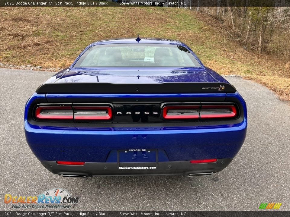 2021 Dodge Challenger R/T Scat Pack Indigo Blue / Black Photo #8