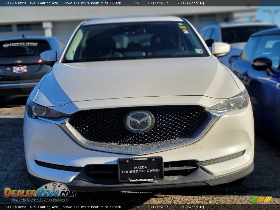 2019 Mazda CX-5 Touring AWD Snowflake White Pearl Mica / Black Photo #3