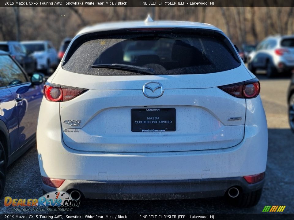 2019 Mazda CX-5 Touring AWD Snowflake White Pearl Mica / Black Photo #4