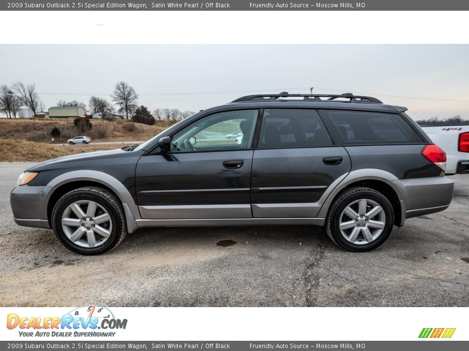 2009 Subaru Outback 2.5i Special Edition Wagon Satin White Pearl / Off Black Photo #7