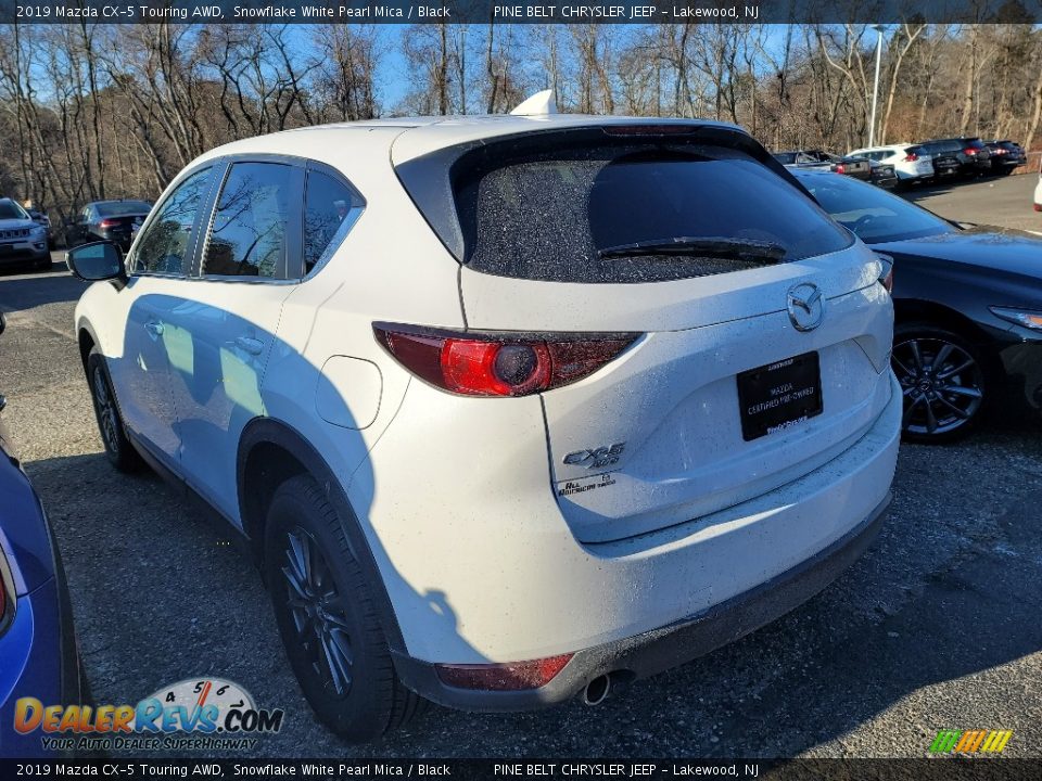 2019 Mazda CX-5 Touring AWD Snowflake White Pearl Mica / Black Photo #5