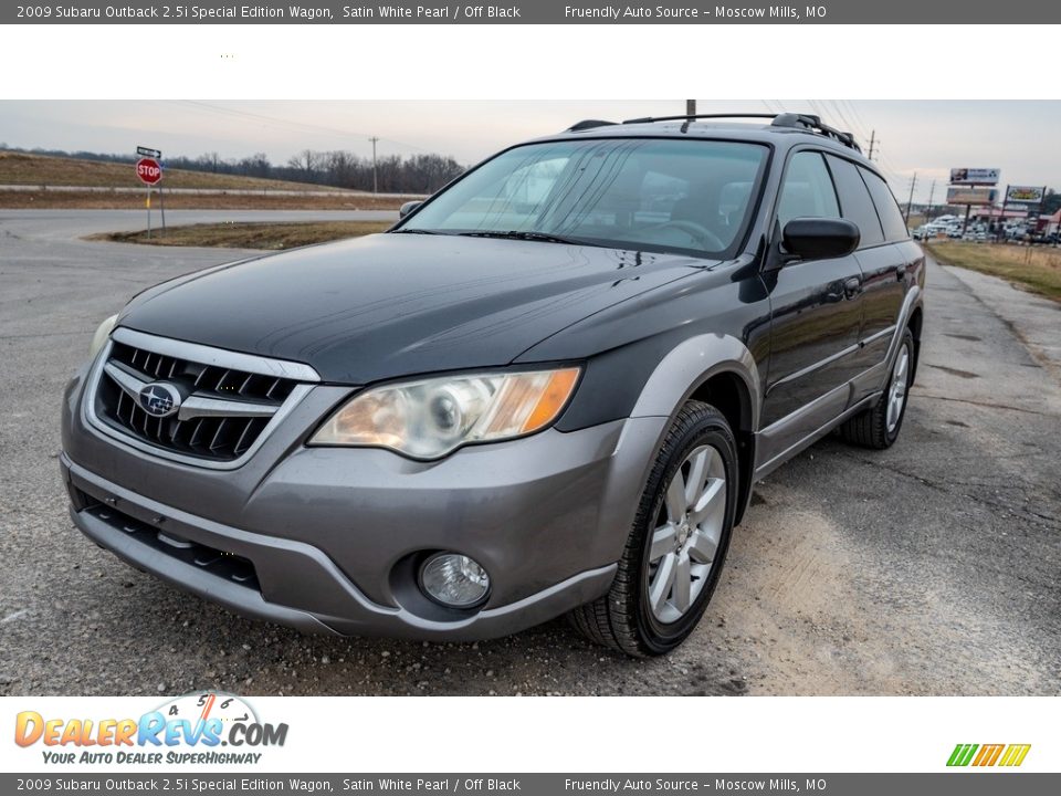 2009 Subaru Outback 2.5i Special Edition Wagon Satin White Pearl / Off Black Photo #8