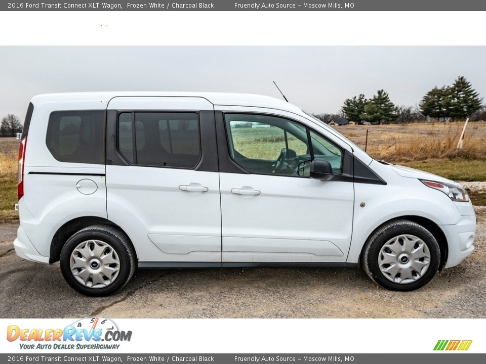 Frozen White 2016 Ford Transit Connect XLT Wagon Photo #3