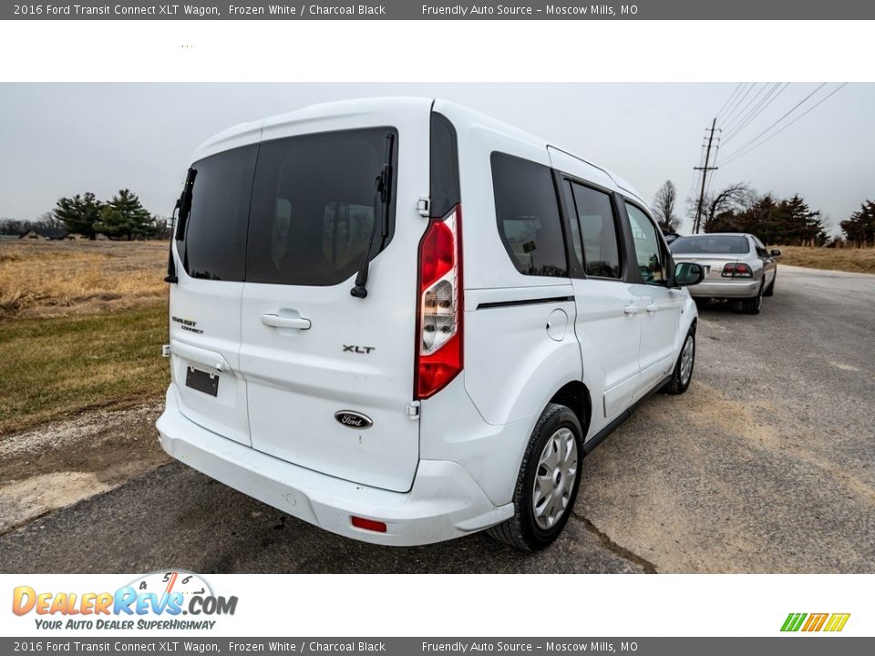 2016 Ford Transit Connect XLT Wagon Frozen White / Charcoal Black Photo #4