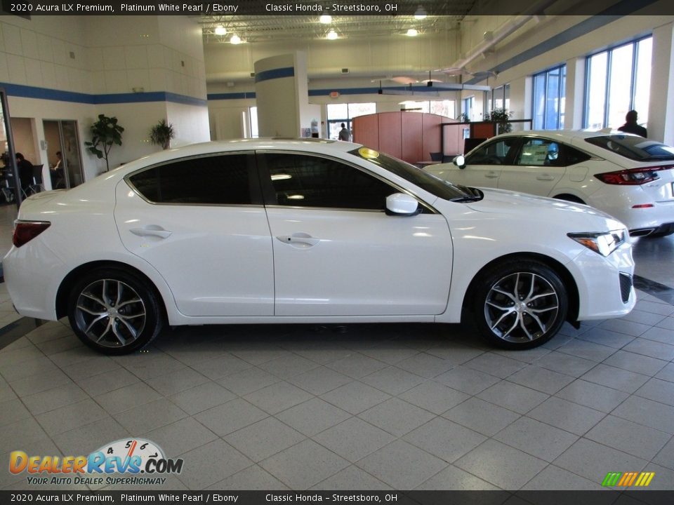 2020 Acura ILX Premium Platinum White Pearl / Ebony Photo #4