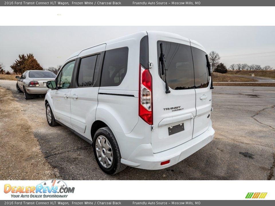 2016 Ford Transit Connect XLT Wagon Frozen White / Charcoal Black Photo #6