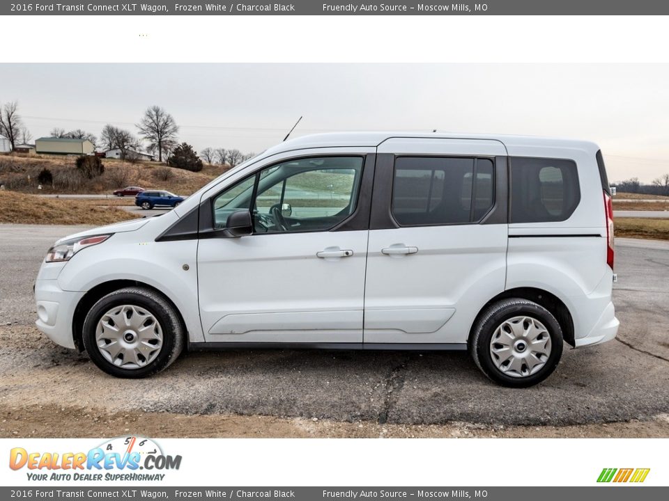 Frozen White 2016 Ford Transit Connect XLT Wagon Photo #7