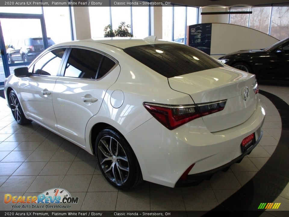 2020 Acura ILX Premium Platinum White Pearl / Ebony Photo #9