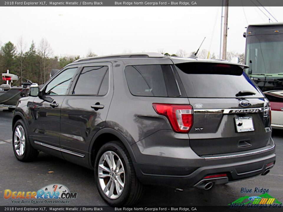 2018 Ford Explorer XLT Magnetic Metallic / Ebony Black Photo #3