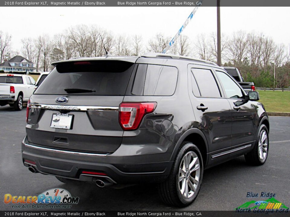 2018 Ford Explorer XLT Magnetic Metallic / Ebony Black Photo #5