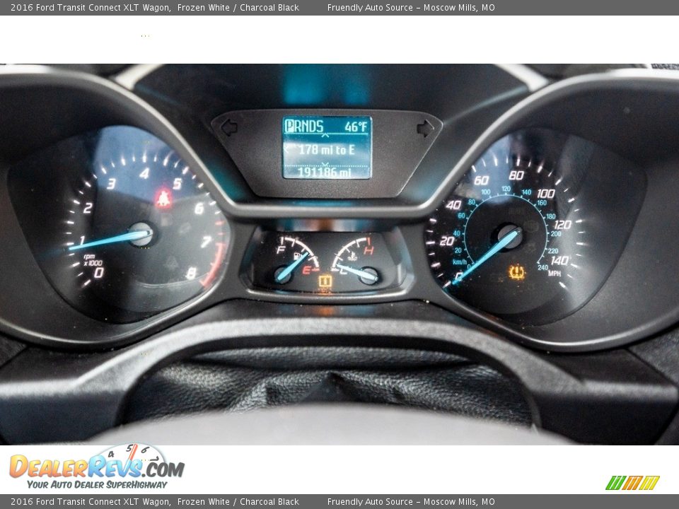 2016 Ford Transit Connect XLT Wagon Gauges Photo #30