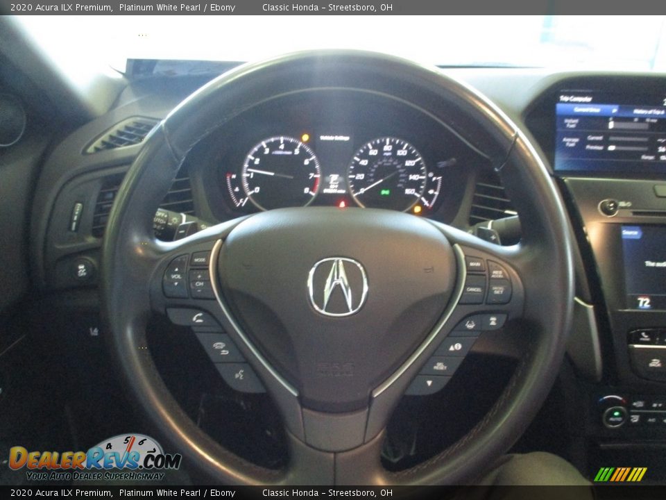 2020 Acura ILX Premium Platinum White Pearl / Ebony Photo #30