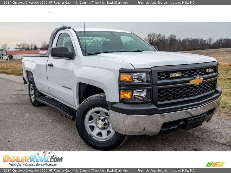 2014 Chevrolet Silverado 1500 WT Regular Cab 4x4 Summit White / Jet Black/Dark Ash Photo #1