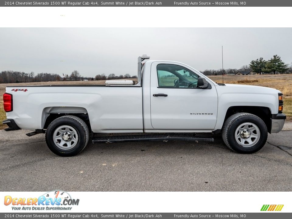 2014 Chevrolet Silverado 1500 WT Regular Cab 4x4 Summit White / Jet Black/Dark Ash Photo #3