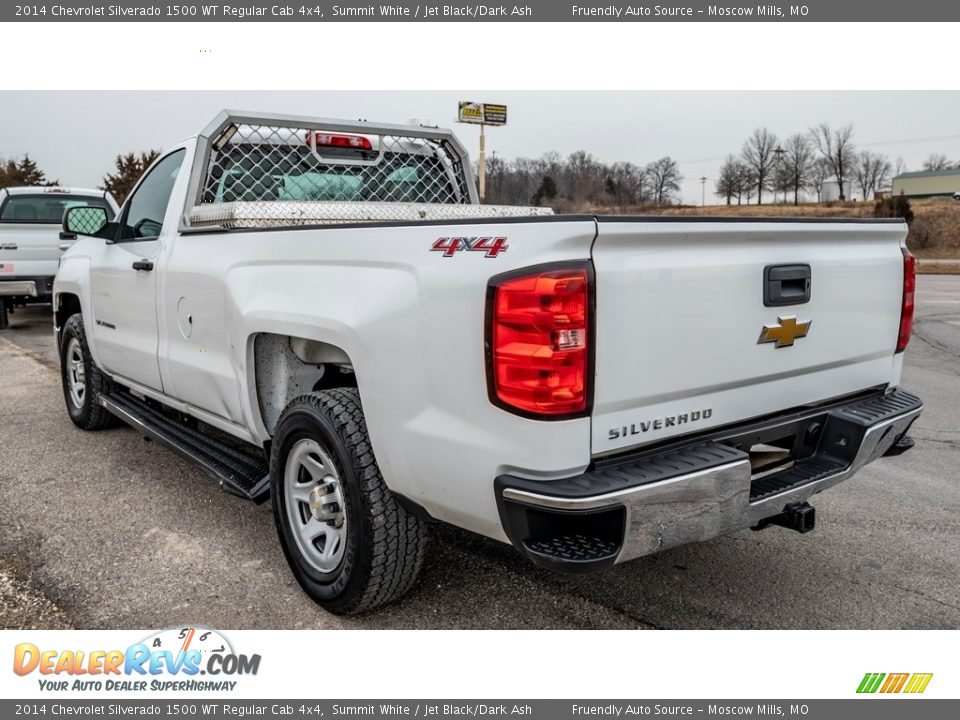 2014 Chevrolet Silverado 1500 WT Regular Cab 4x4 Summit White / Jet Black/Dark Ash Photo #6