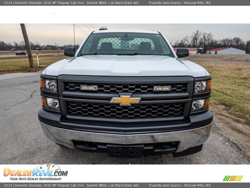 2014 Chevrolet Silverado 1500 WT Regular Cab 4x4 Summit White / Jet Black/Dark Ash Photo #9