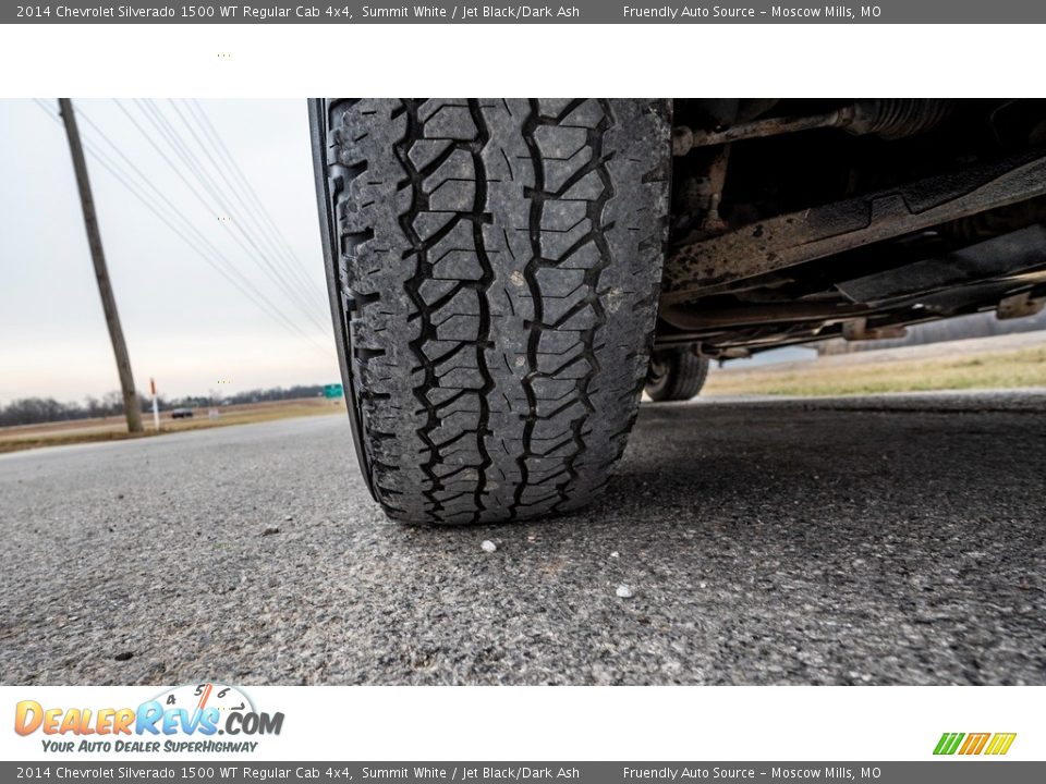 2014 Chevrolet Silverado 1500 WT Regular Cab 4x4 Summit White / Jet Black/Dark Ash Photo #11