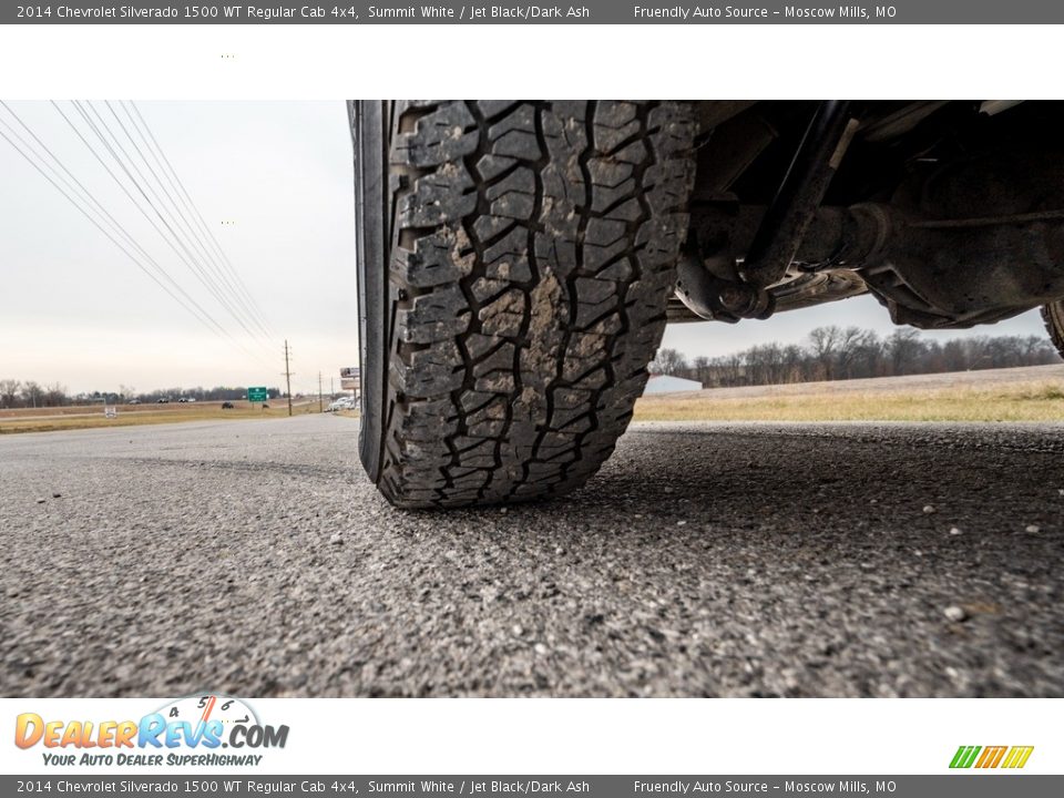 2014 Chevrolet Silverado 1500 WT Regular Cab 4x4 Summit White / Jet Black/Dark Ash Photo #12