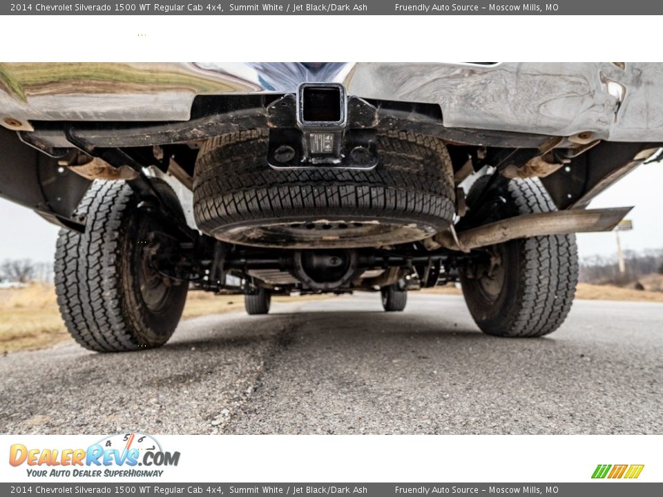 2014 Chevrolet Silverado 1500 WT Regular Cab 4x4 Summit White / Jet Black/Dark Ash Photo #13