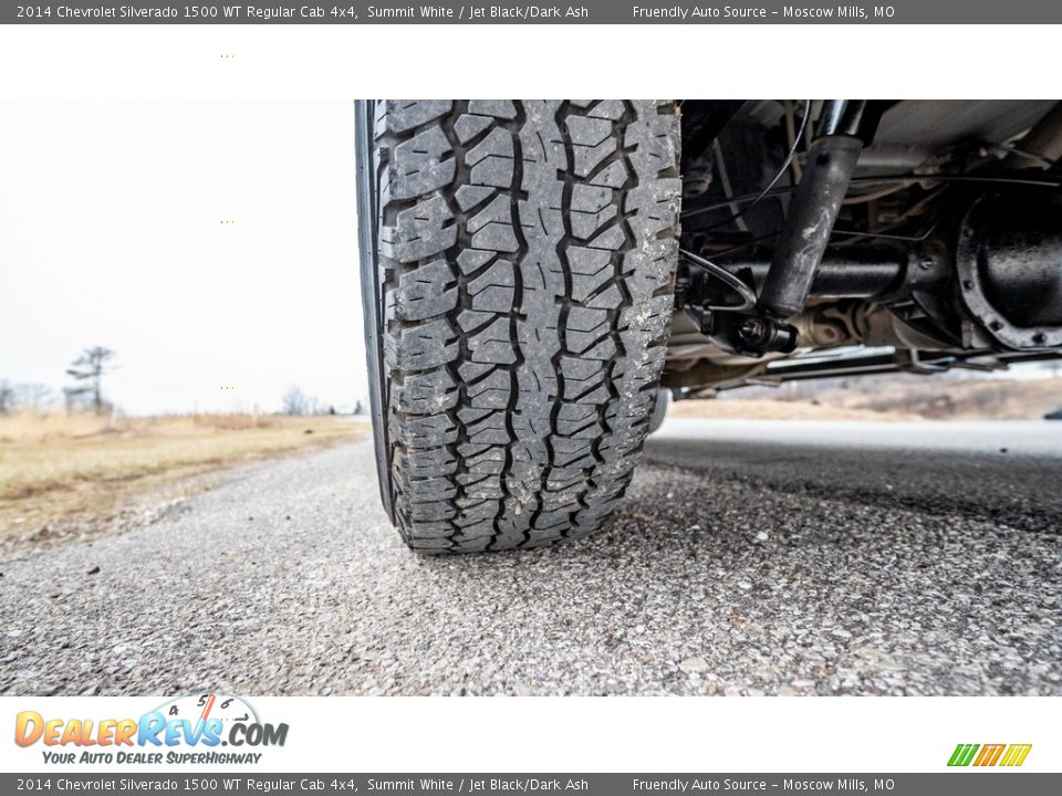 2014 Chevrolet Silverado 1500 WT Regular Cab 4x4 Summit White / Jet Black/Dark Ash Photo #14