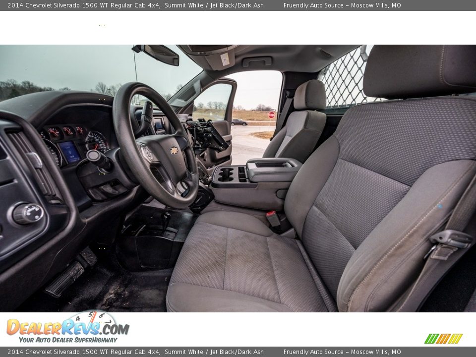 2014 Chevrolet Silverado 1500 WT Regular Cab 4x4 Summit White / Jet Black/Dark Ash Photo #18