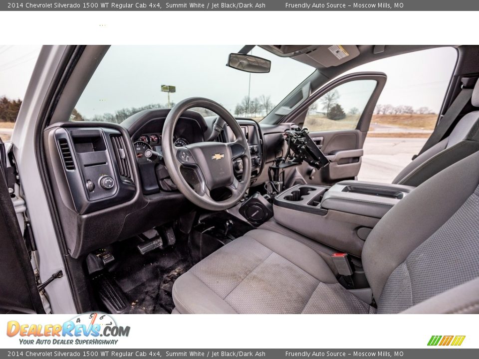 2014 Chevrolet Silverado 1500 WT Regular Cab 4x4 Summit White / Jet Black/Dark Ash Photo #19