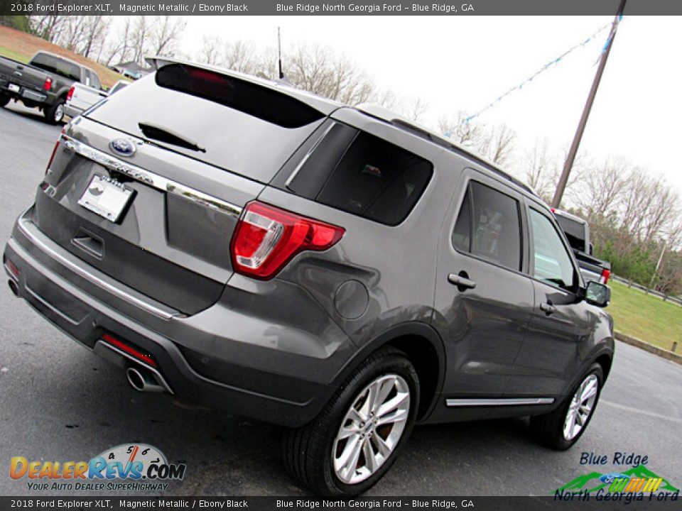 2018 Ford Explorer XLT Magnetic Metallic / Ebony Black Photo #29