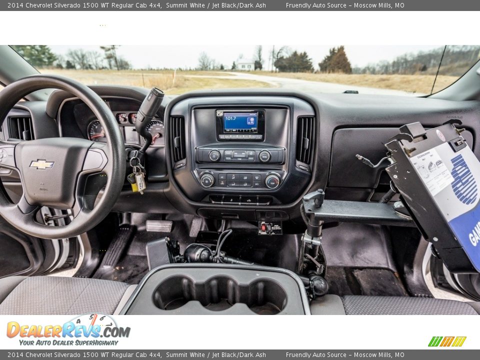 2014 Chevrolet Silverado 1500 WT Regular Cab 4x4 Summit White / Jet Black/Dark Ash Photo #24