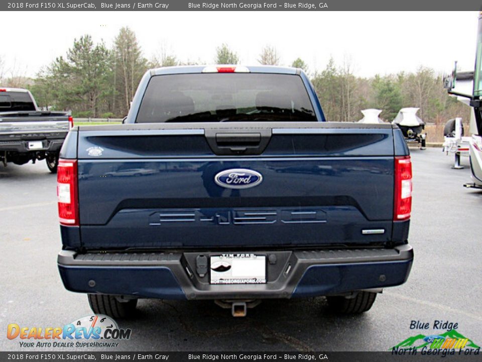 2018 Ford F150 XL SuperCab Blue Jeans / Earth Gray Photo #4
