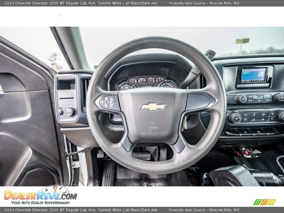 2014 Chevrolet Silverado 1500 WT Regular Cab 4x4 Summit White / Jet Black/Dark Ash Photo #25