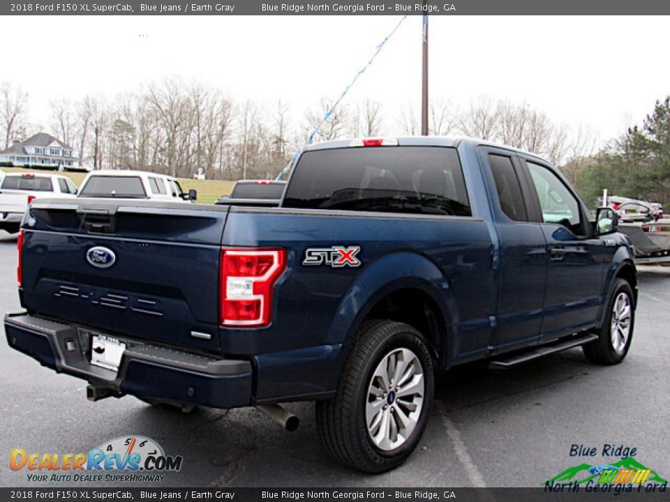 2018 Ford F150 XL SuperCab Blue Jeans / Earth Gray Photo #5