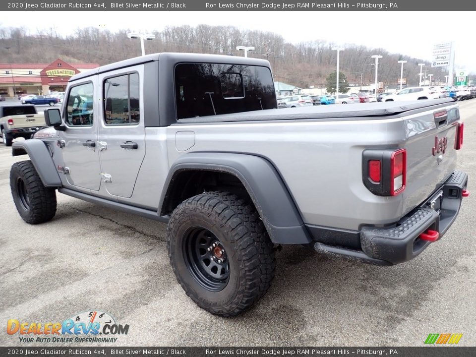 2020 Jeep Gladiator Rubicon 4x4 Billet Silver Metallic / Black Photo #3