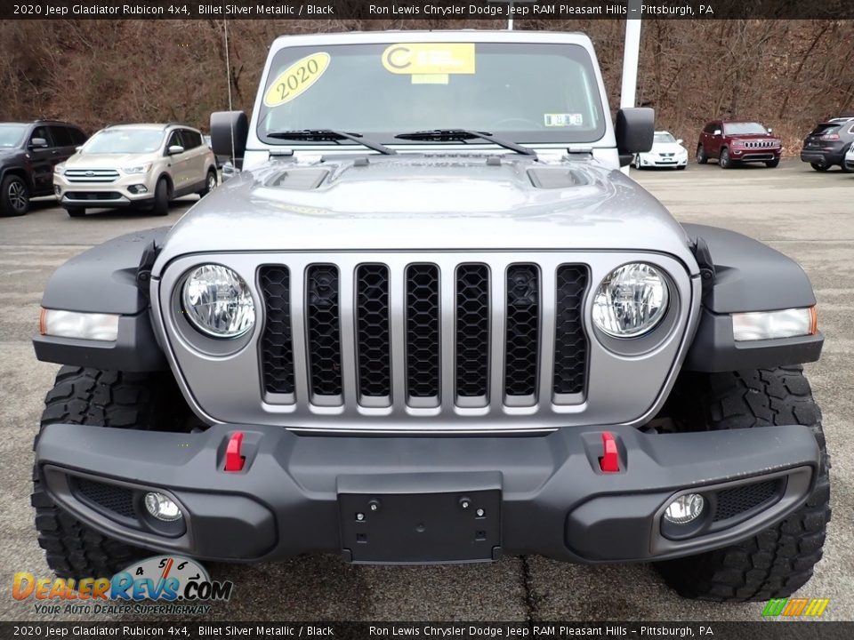 2020 Jeep Gladiator Rubicon 4x4 Billet Silver Metallic / Black Photo #9